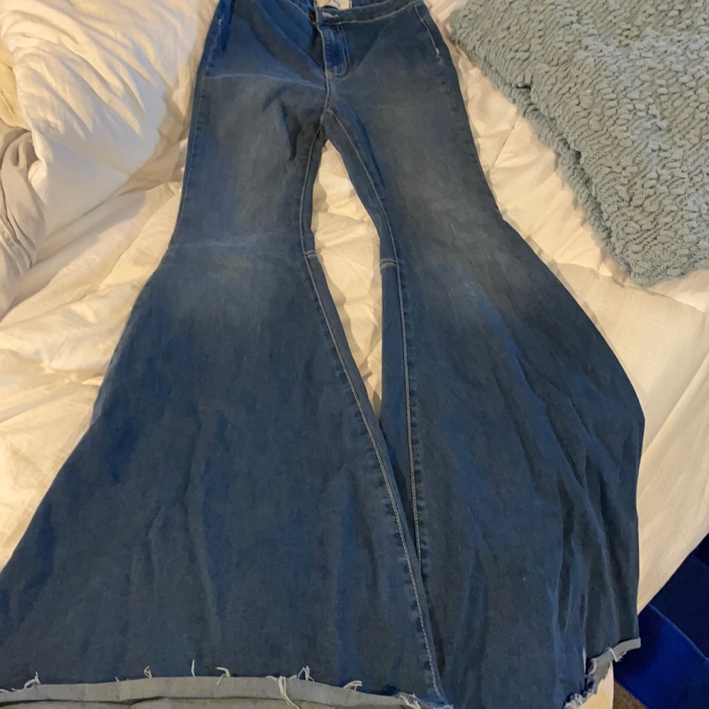 Free People Wide Leg Jeans